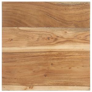 Mesa Auxiliar de Madera Maciza de Acacia en Color Marrón y Mesa Consola de Hierro con Recubrimiento en Polvo Negro - Product Image 4