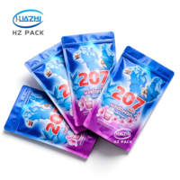 Sachet Doypack Personnalisé Imprimé avec Fermeture Éclair, Haute Qualité, Anti-Humidité, en Plastique, avec Poignée pour Lessive en Poudre