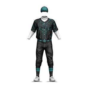 OEM ODM Sportswear Baseball Uniform Mens 100% Polyester Material Breathable sublimated Customised Logo Printing Team Name Number - Product Image 3