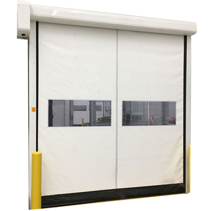 <span class=keywords><strong>Porte</strong></span> élévatrice électrique <span class=keywords><strong>HORMANN</strong></span> à empilage rapide en PVC anti-collision avec fermeture éclair pour entrepôt, taille et couleur personnalisables - Product Image 5