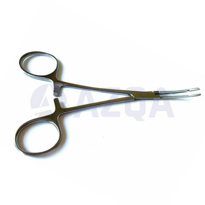 Stainless Steel Body <b>Piercing</b> Dermal Anchor Holding Forceps With 1.6 mm Hole For Professional Jewelry Installation - Product Image 3