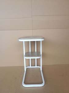 Mesa de Centro Moderna Minimalista con Tapa de Madera, Estructura Metálica y Estante de Almacenamiento, Muebles para Sala de Estar KTS-230512-12 - Product Image 3