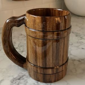 Tasses en bois artistiques, tasses en bois naturel sculptées uniques, vaisselle artisanale pour café et thé, vaisselle rustique pour la maison et la table - Product Image 1