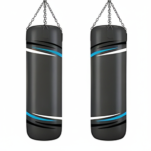 Sac de frappe en PU robuste et écologique de 2 kg avec semelle en cuir pour l'entraînement au kickboxing et au MMA - Product Image 4