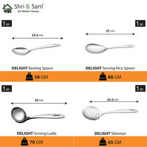 Delight ชุดอาหารเย็นสแตนเลส46ชิ้นสำหรับ4ท่าน - Product Image 4