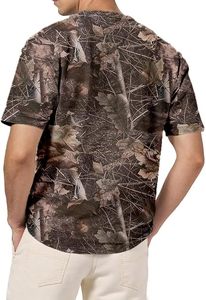 เสื้อยืดแขนสั้นผู้ชายทรงโอเวอร์ไซส์ สีเทา ลายพิมพ์นามธรรม ผ้าถักโพลีเอสเตอร์ สไตล์ลำลอง คอกลม - Product Image 3