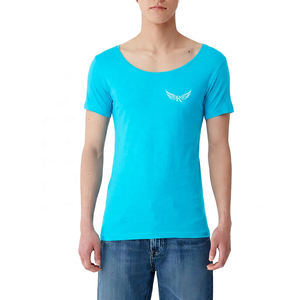 เสื้อยืดคอกลมแขนสั้นสีดำสำหรับผู้ชาย ทรงสปอร์ต ผลิตจากผ้าฝ้ายอ็อกซ์ฟอร์ดใยไผ่ เป็นมิตรต่อสิ่งแวดล้อม ทรงหลวม - Product Image 4
