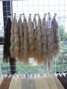 Prix de gros Extensions de cheveux en vrac Soyeux et sans perte Double noyade 100 grammes Couleurs foncées 16 pouces - Product Image 6