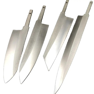 Ensemble de couteaux de chef Burraq personnalisés faits à la main avec lame vierge en acier Damas (4-5,9 pouces) épaisseur 3,0 mm, compatibles lave-vaisselle - Product Image 1