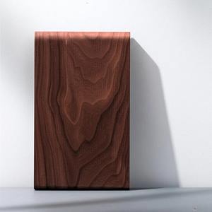 Bandeja de Madera Japonesa Pequeña de Nogal para Servir Café y Té, Plato Minimalista Estilo Wabi-Sabi para Frutas y Aperitivos, Vajilla Rústica para Cocina - Product Image 5