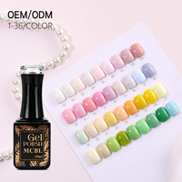 Vernis à ongles gel UV LED haute brillance sans HEMA ni TPO, application fluide, marque personnalisée, approvisionnement direct usine