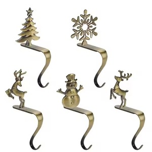 Decorative Metal <b>Christmas</b> <b>Stocking</b> <b>Holder</b> for Festive Home and Event Styling - Product Image 6