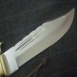 PASHA ENTERPRISES Handmade <b>Drop</b> Point Bowie Knife Bone Handle Stainless Steel Fixed Blade Tactical Hunting Survival USA/EU - Product Image 2