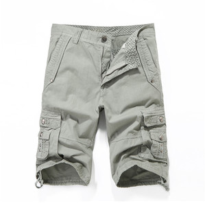 Pantalones Cortos Cargo de Alta Calidad para Hombre, Ropa Casual de Verano, Algodón Puro, Estampados, Ropa de Trabajo Informal, Pantalones Cortos Diarios para Hombre, 2026 - Product Image 1