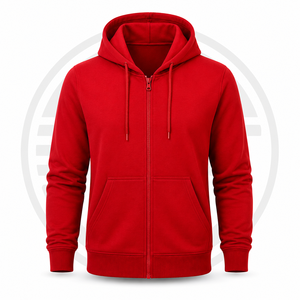 Custom Full <b>Zip</b> Hoodie Manufacturer OEM ODM Men Women Unisex Fleece <b>Zip</b> Up <b>Hooded</b> Sweatshirt Blank Cotton Polyester - Product Image 1