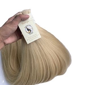 Cabello humano Remy virgen de doble estiramiento vietnamita, Color Natural trenzado de 8 a 20 pulgadas, a granel, venta al por mayor - Product Image 1