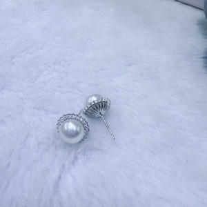 ต่างหูมุกน้ำจืดขนาดใหญ่ 9-10 มม. จากทะเลสาบภูเขาจูจี้ เงินแท้ 925 ดีไซน์เรียบง่าย ทันสมัย หรูหราเบาๆ - Product Image 1