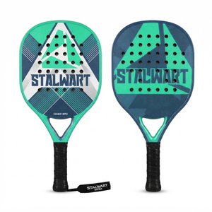 Stalwart <b>Pickleball</b> Paddle 40-Hole Standard Shape Poplar Wood Core Lightweight Anti-Slip Handle for Adults - Product Image 4