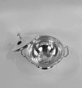 Oval Soup Bowl Silver Tureen Brass <b>Food</b> <b>Server</b> Handmade - Product Image 3