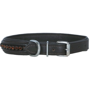 Superior Quality Handmade Leather <b>Dog</b> <b>Collar</b> With Soft Padded & Crystallized Work Manufacturer Supplier & Wholesaler - Product Image 4