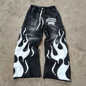 Direct Factory USA Distress <b>Embroidery</b> Tracksuit Manufacturer Sportswear Tracksuit Competitive Price - Product Image 5