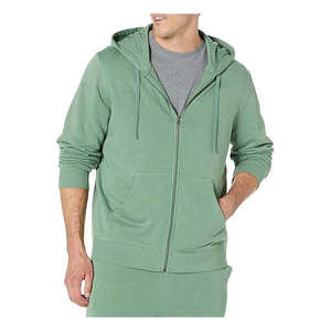 Sudadera con capucha de algodón vintage con cremallera, la más vendida para invierno, bordado personalizado de felpa francesa, alta calidad, unisex, con bolsillo de forro polar cepillado - Product Image 4