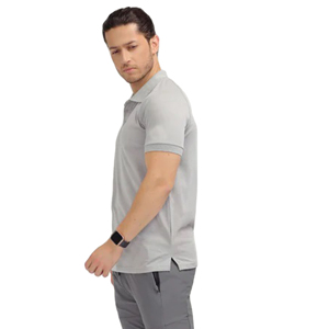 Polos d'été personnalisés pour hommes à manches courtes en coton respirant, style hip-hop, grandes tailles, imprimés unis - Product Image 5