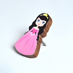 Handmade Modern Wooden Princess Drawer <b>Knobs</b> <b>for</b> Kids Pink <b>Dresser</b> Cabinet Door Handles Cupboard Pulls Kitchen Use Wholesale - Product Image 4