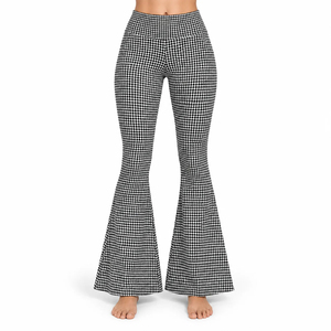 Best Quality Bell Bottom <b>Legging</b> Features Stretch Fabric <b>Flared</b> Hem And Comfortable Fit For Fitness Training And Casual Fashion - Product Image 1