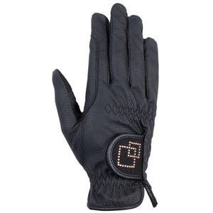 Guantes de Equitación de Alta Calidad para Competición, 100% Poliuretano, Decorados con Finos Cristales - Product Image 2