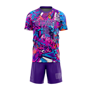 Soccer Uniform New Design Wholesale <b>Personalised</b> High Quality 100% Polyester Breathable Men's Soccer Wear Uniforms - Product Image 1