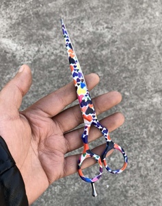 High Quality Professional Japanese Right Handed Barber Scissors Hair Cutting Scissors Tegra Surgical 28 <b>Teeth</b> Medium Handle - Product Image 2