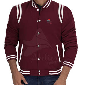 Men Letterman <b>Jacket</b> Button Front Casual Streetwear Fashion Mens Letterman <b>Jacket</b> Outerwear Daily Wear <b>Smart</b> Urban Style - Product Image 5