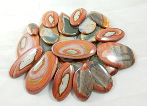 Pierres précieuses en vrac de jaspe polychrome naturel, cabochons, pierres à facettes, cristaux de guérison, fournisseur en gros, export - Product Image 3