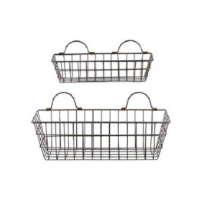 Panier de rangement mural en fer - Décoration moderne multifonctionnelle et écologique pour la maison - Art métallique indien de haute qualité - Product Image 3