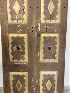 Paneles de Puerta de Madera Maciza Antiguos con Marco Tallado a Mano, Ecológicos, para Dormitorio, Sala de Estar, Muebles para el Hogar - Product Image 5