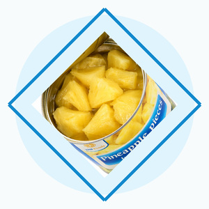 Deliciosas Trozos de Piña en Almíbar con Certificación ISO, Precio al por Mayor, Más Vendidos, Empacados en Lata A10 - Product Image 1