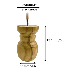 Carved Wooden <b>Sofa</b> Legs Replacement Furniture Feet Natural Wood Cabinet <b>Table</b> Chair Legs Wholesale Supply - Product Image 5