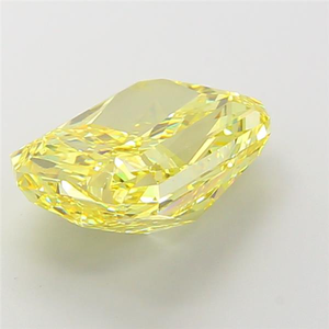 Diamante Cultivado en Laboratorio CVD, Corte Radiante, Color Amarillo, Certificado IGI, de 4 a 7 Quilates, Corte Excelente, Piedra Suelta para Joyería de Lujo - Product Image 2