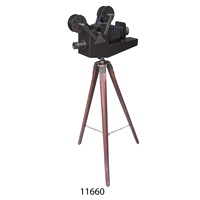 Trépied de caméra pliant vintage le plus vendu appareil photo d'aspect antique avec support en bois pour appareil photo décoratif le plus ancien