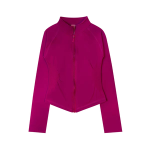 Long Sleeve Front <b>Zipper</b> Casual <b>Top</b> Soft Fabric Custom Clothing Manufacturing Service Women's Premium Fashion Zip Up Shirt - Product Image 6
