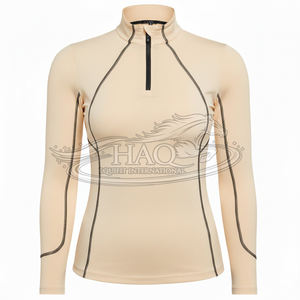 Haut de performance thermique en polaire pour femme, sous-vêtement d'équitation d'hiver, idéal pour l'entraînement équestre - Product Image 1