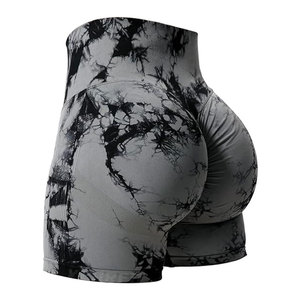 Shorts de yoga taille haute sans coutures effet ventre plat pour l'entraînement, la gym, le cyclisme, la course, le fitness et la détente - Product Image 4