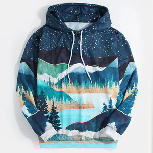 Sudaderas con Capucha Sublimadas de Primera Calidad, Material de Alta Gama, Impresión por Sublimación, Manga Larga, Ropa Deportiva, Prendas Básicas Modernas, Mezcla de Algodón - Product Image 1