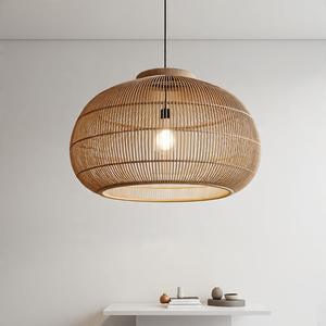 Lámpara Colgante de Ratán de Diseño Moderno, Color Personalizado, Iluminación Decorativa de la Más Alta Calidad, Forma Personalizada, Decoración para el Hogar - Product Image 5