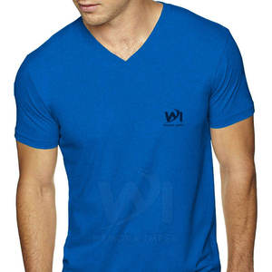 เสื้อยืดคอกว้างพิมพ์ลายผู้ชาย ดีไซน์ใหม่ ราคาถูก ผ้าฝ้าย 100% สวมใส่สบายๆ ทรงหลวม เหมาะสำหรับฤดูร้อน - Product Image 4