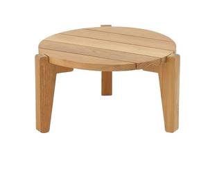 Modern Round <b>Solid</b> <b>Wood</b> Coffee Table Minimalist Design Durable Living Room Furniture Handmade Center Table 1 Year Warranty-Alora - Product Image 4