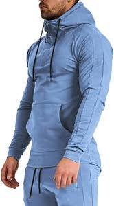 Maximum Mobility Performance Blend Mens Hoodies <b>Raglan</b> Sleeve Design Gym Training Gear Comfortable Wide Body Hooded <b>Top</b> - Product Image 2