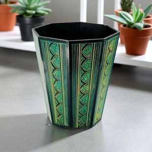 Cubo de Basura de Madera para Baño, Dormitorio, Habitación de Hotel, Cubo de Basura de Madera Maciza para Hogar, Oficina, Cocina, Almacenamiento de Residuos en Interiores - Product Image 5