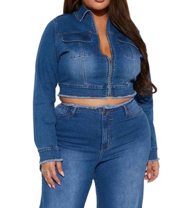 Top de Mezclilla para Mujer, Chic, Moderno, Pulido, Vibrante, Elegante, Esencial para el Día a Día, Suave, Transpirable, Duradero, de Primera Calidad - Product Image 3